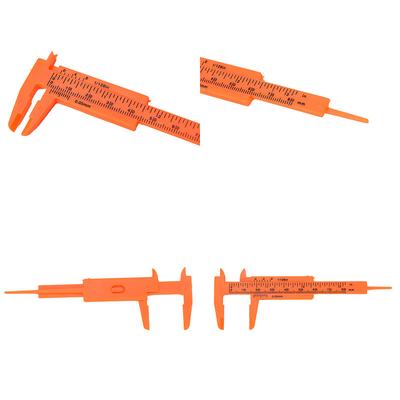 1 Adet Mini Plastik Cetvel Kayar 80mm Vernier Kumpas Ölçüm Aletleri