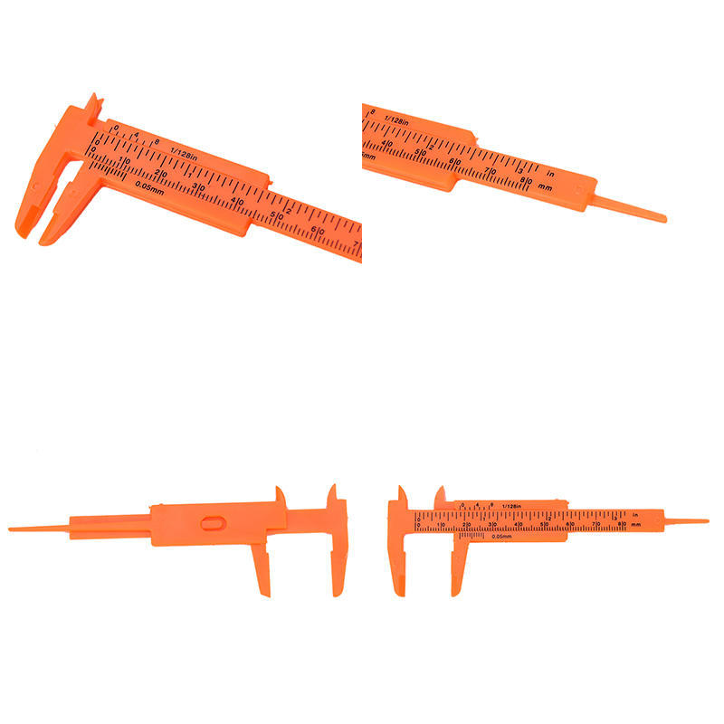 

1 шт. Мини пластиковая линейка скользящая 80 мм штангенциркуль измерительный инструмент 1Pc