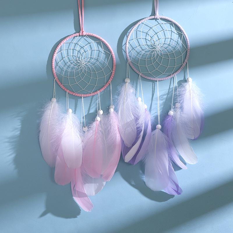 Home Decoration Girl Heart Room Pendant Simple Dream Catcher Small Night Light Handmade Lovely Birthday Gift Wedding Decoration