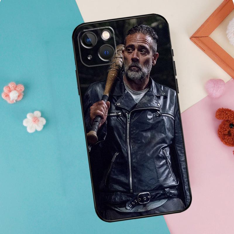 The Walking Dead Negan Phone Case For iPhone 16 15 14 12 11 13 Pro Max Plus Mini XR 16e Funda Silicone Back Cover