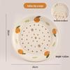 Xingfang Food-Grade Melamine Round Double-Layer Draining Dumpling Plate
