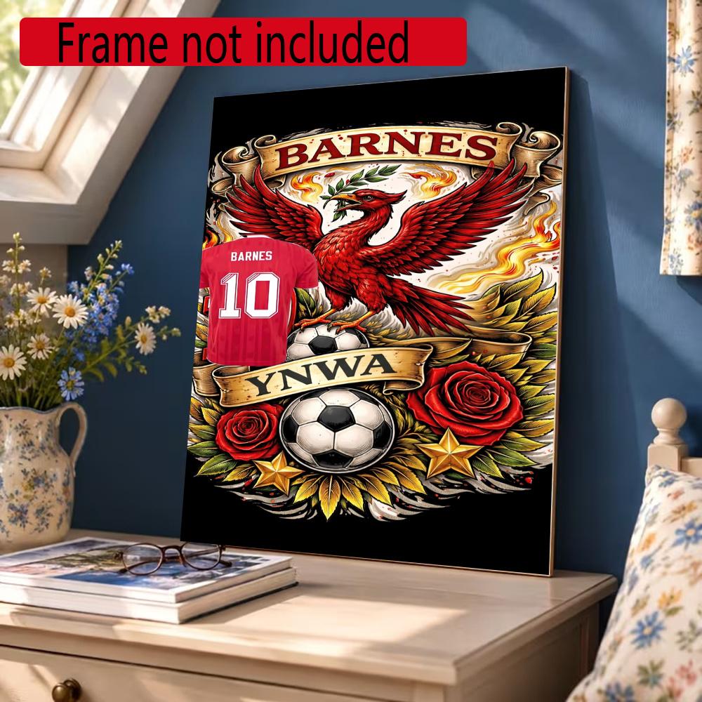Liverpool 5D Round Diamond Painting Kit Diamond Embroidery Painting Rhinestones Mosaic Frameless Handwork Decoration Arts