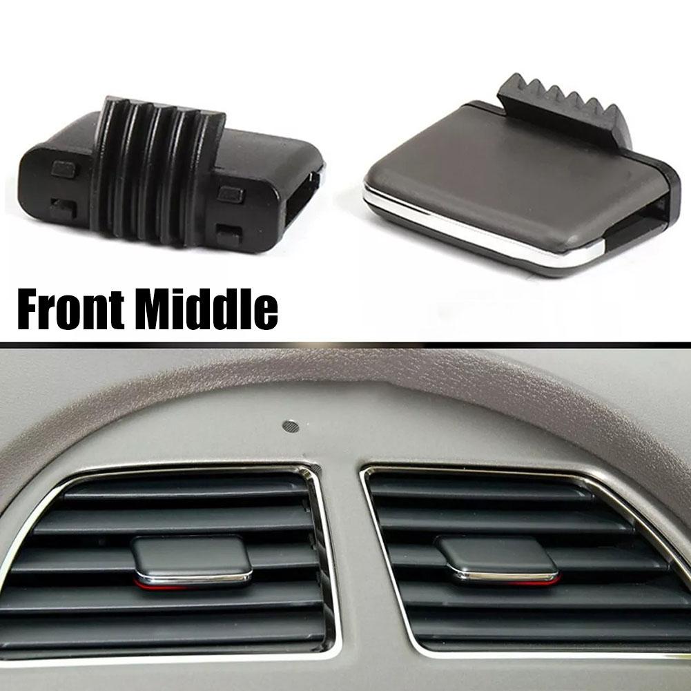 1pcs Car Front Middle A/C Air Vent Outlet Tab Clip Repair For Lexus ES350 2009-2012 Parts Accessories Black