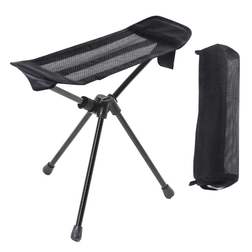 Lightweight Aluminium Alloy Freestanding Camp Footrest Ideal for Fishing Beach Chair Relaxation and Outdoor Adventures