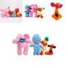 Adorable Set Of 4 Pocoyo Elly Pato Loula Soft Plush Stuffed Figure Toy Dolls For Kids