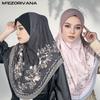 Muslimisches bedrucktes Kopftuch Chiffon Hijab Schal Damen Kopftuch