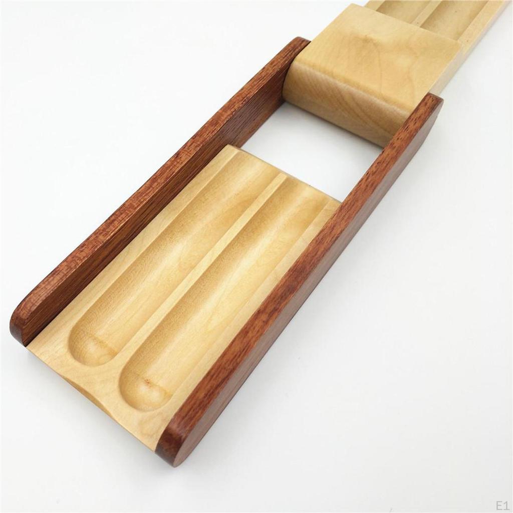 Wooden Double Pen Handcrafted Writing Case Holder
