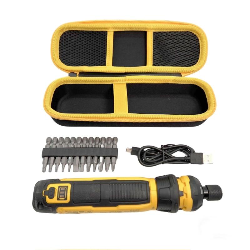 Waterproof Shockproof Tool Organizers Case For Cordless Screwdriver Nylon Material Travel Storage Bag (Case ONLY)