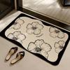 French Style Light Luxury Diatomaceous Earth Mat Small Fragrance Style Bathroom Mat Entrance Door Mat Bathroom Water-Absorbing Foot Mat