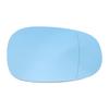 Right Passenger Side Heated Mirror Glass with Backing Plate Blue 51167252894 Rear View Mirror Glass Replacement for E90