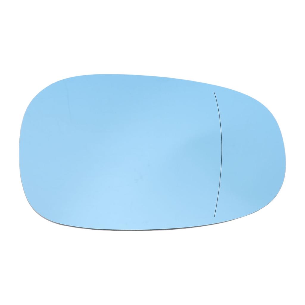 Right Passenger Side Heated Mirror Glass with Backing Plate Blue 51167252894 Rear View Mirror Glass Replacement for E90