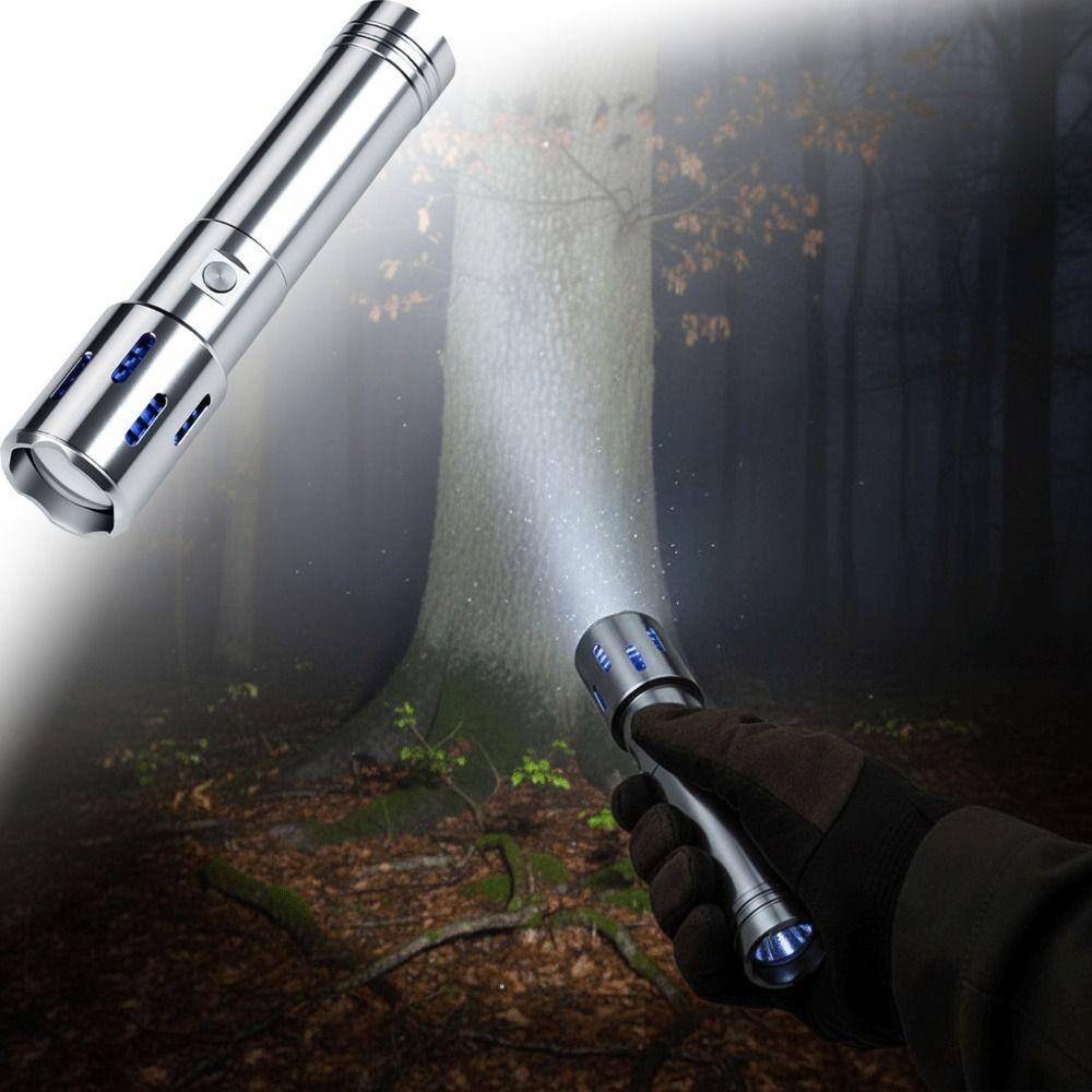 Super-Bright Multi-Functional Flashlight Aluminum Zinc Zinc Alloy Flashlight Outdoor Portability