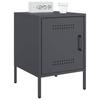 Nightstands 2 Pcs Anthracite 36 X 39 X 50.5 Cm Steel