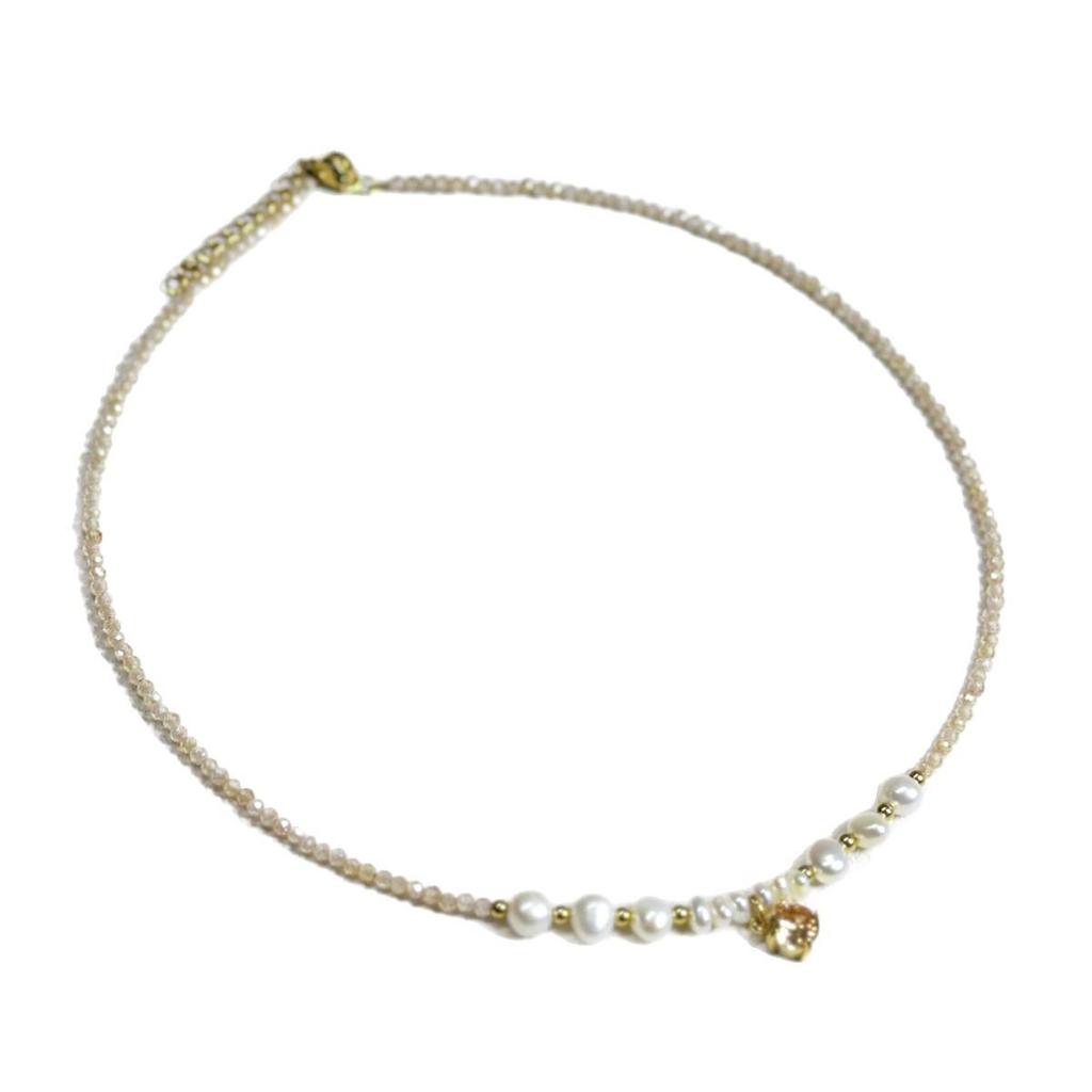 Elegant Freshwater Pearl Necklace - Trendy, Versatile Clavicle Chain for Women