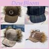 Winter Embroidered Letter Baseball Cap With Warmth And Windproof For Men And Women