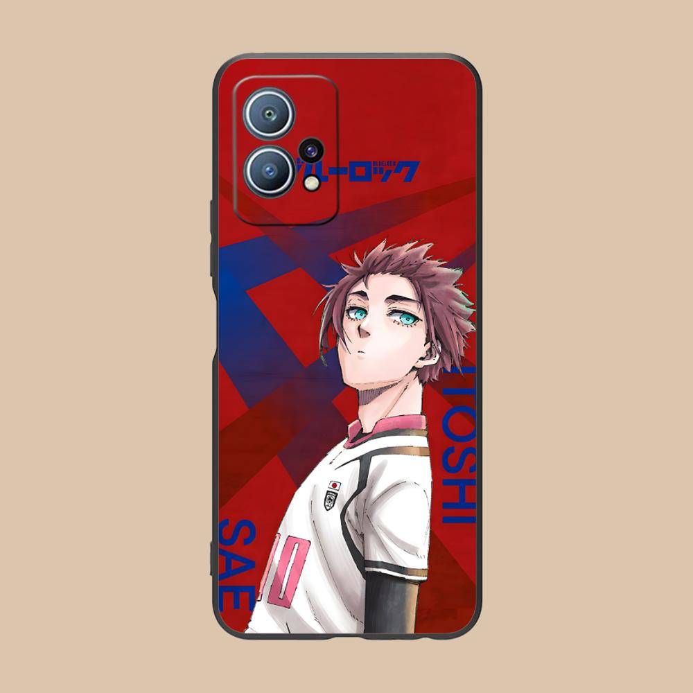 Blue Lock Itoshi sae Phone Case for Huawei P60 P50 P40 P30 P20 P10 P9 P8 Pro Lite Plus Black Cellphones Pretty Smartphone