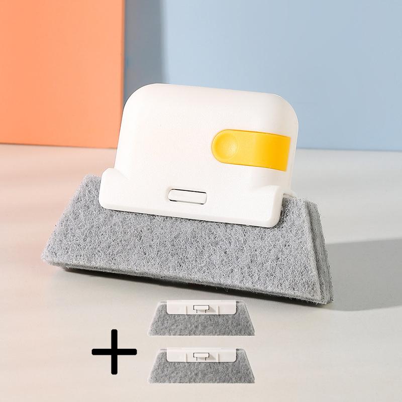 Window Groove Cleaning Brush 2 In 1 Windows Slot Cleaner Brush Cabinet Deadend Crevice Clean Brushes Household Cleaning Tools