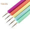 5Pcs/Set Nail Dotting Pen Dual Head Embossing Pen Pattern Tracing Stylus Nail Art Tools for DIY Manicure