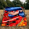 Miraculous Adventures Blanket Flannel Throw for Sofa, Indoor, Camping, Living Room, Office, Chair, And Bed Soft Birthday Gift