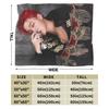 Super Warm Blankets Camping Kpop Ateez Choi San Throw Blanket Flannel Bedspread For Outdoor Novelty Sofa Bed Cover
