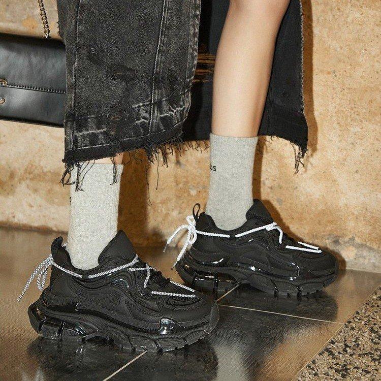 Autumn New Children's Casual Versatile Sports Shoes, Small People Show Height and Increase Women's Shoes