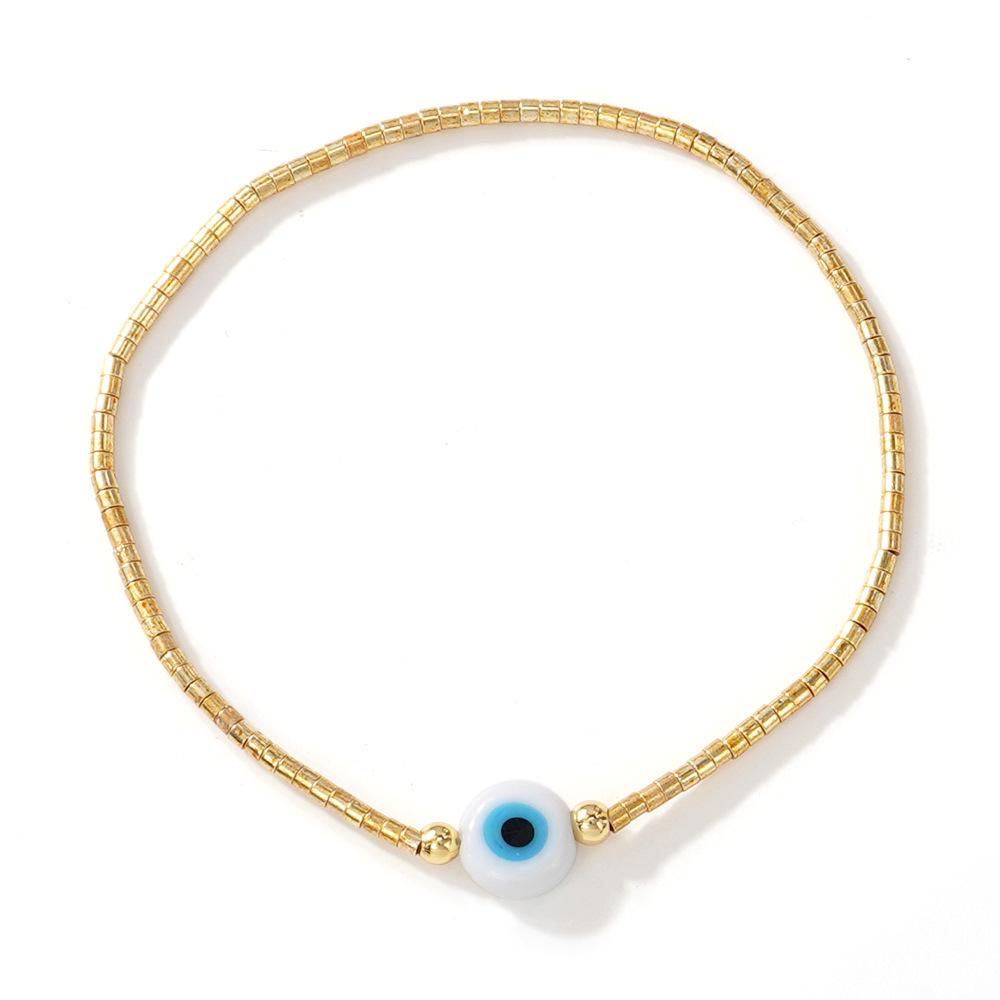 

Devil s Eye Multi-Color Seed Bead Bracelet: Trendy, Versatile Hand Jewelry for Men and Women