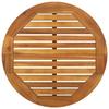 VidaXL Table de bar de jardin Ø60x105 cm Bois d'acacia solide 319698
