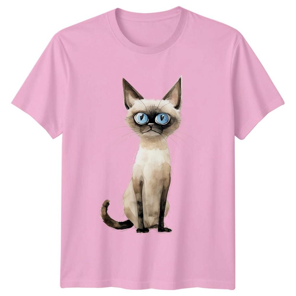 Funny Siamese Cat TShirt Siamese Cat Cats Birthday Gift For Him And Her