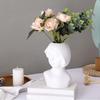 Ceramic Face Vase, Flower Vase for Decor, Modern Decorative Floral Centerpiece Table Shelf
