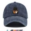 pc Worker Cat Pattern Printed Baseball Cap Vintage Illustration Style Design Trucker Hat Comfortable and Breathable Stylish