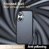 For Xiaomi POCO F7 Case Shockproof Frosted Skin Feel Matte PC+TPU Anti-fingerprint Transparent Cover for Redmi Turbo 4 Pro