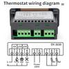 Termoregolatore Digitale 220V Termostato Refrigerazione Scongelamento Allarme Controllo Riscaldamento con Sensore Singolo/Doppio NTC