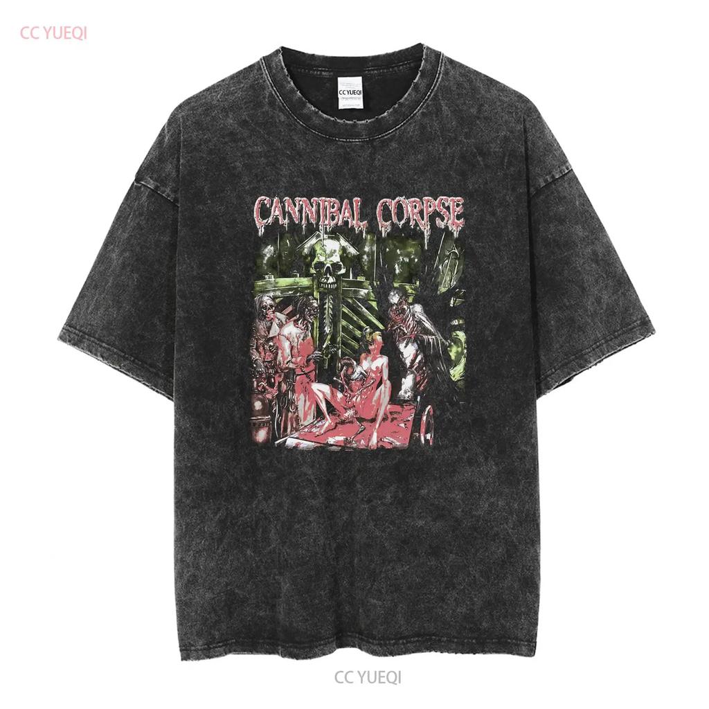 CANNIBAL CORPSE THE WRETCHED SPAWN NEW Band Merch Black T shirt long or short sleeves vintage Washed designer clothes Slightly