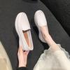 2025 Spring and Summer New Flat-soled Single Shoes Women's Fashion Simple and Versatile Round Head Shoes Soft Sole Non-slip Work Shoes Women's Shoes