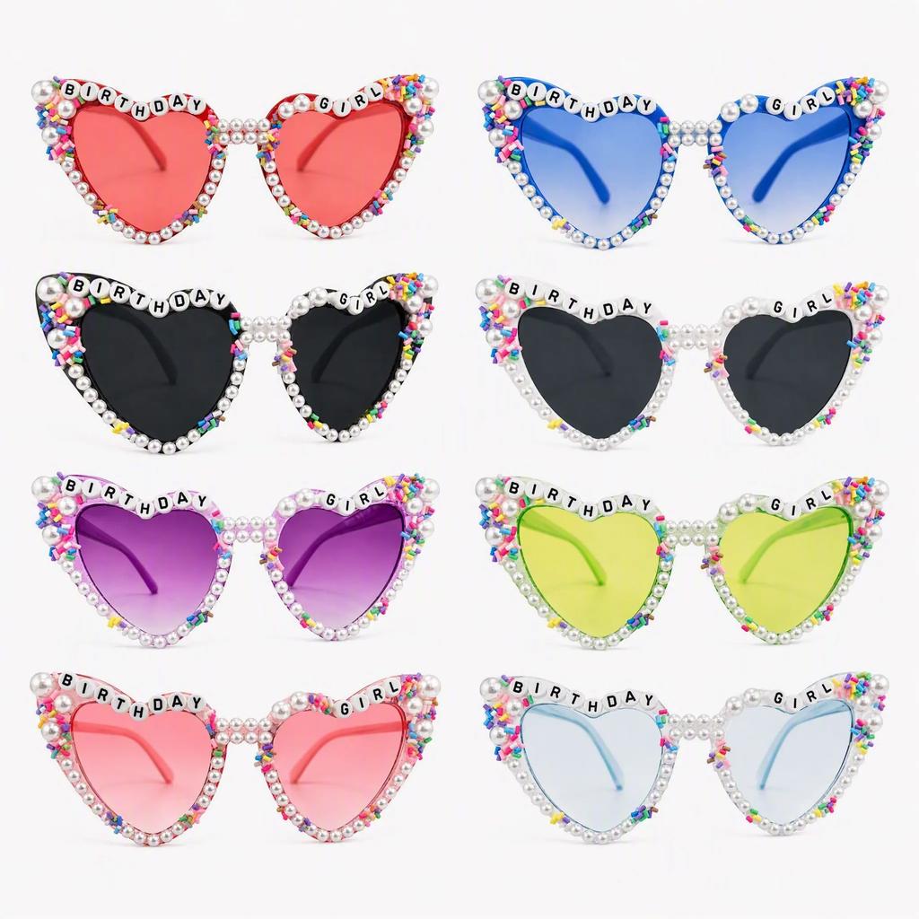 Geburtstagsbrillen für Damen Geburtstagsfeier Geschenke Accessoires Geburtstagskind Geburtstags-Sonnenbrillen für Alles Gute zum Geburtstag