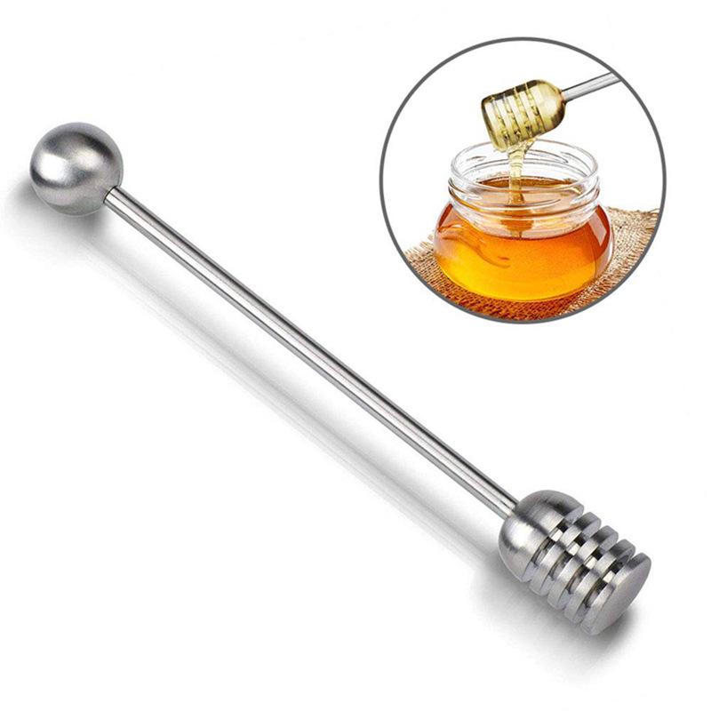 304 Stainless Steel Honey Spoon and Stirring Stick, Ice Crusher, Lemon Juicer