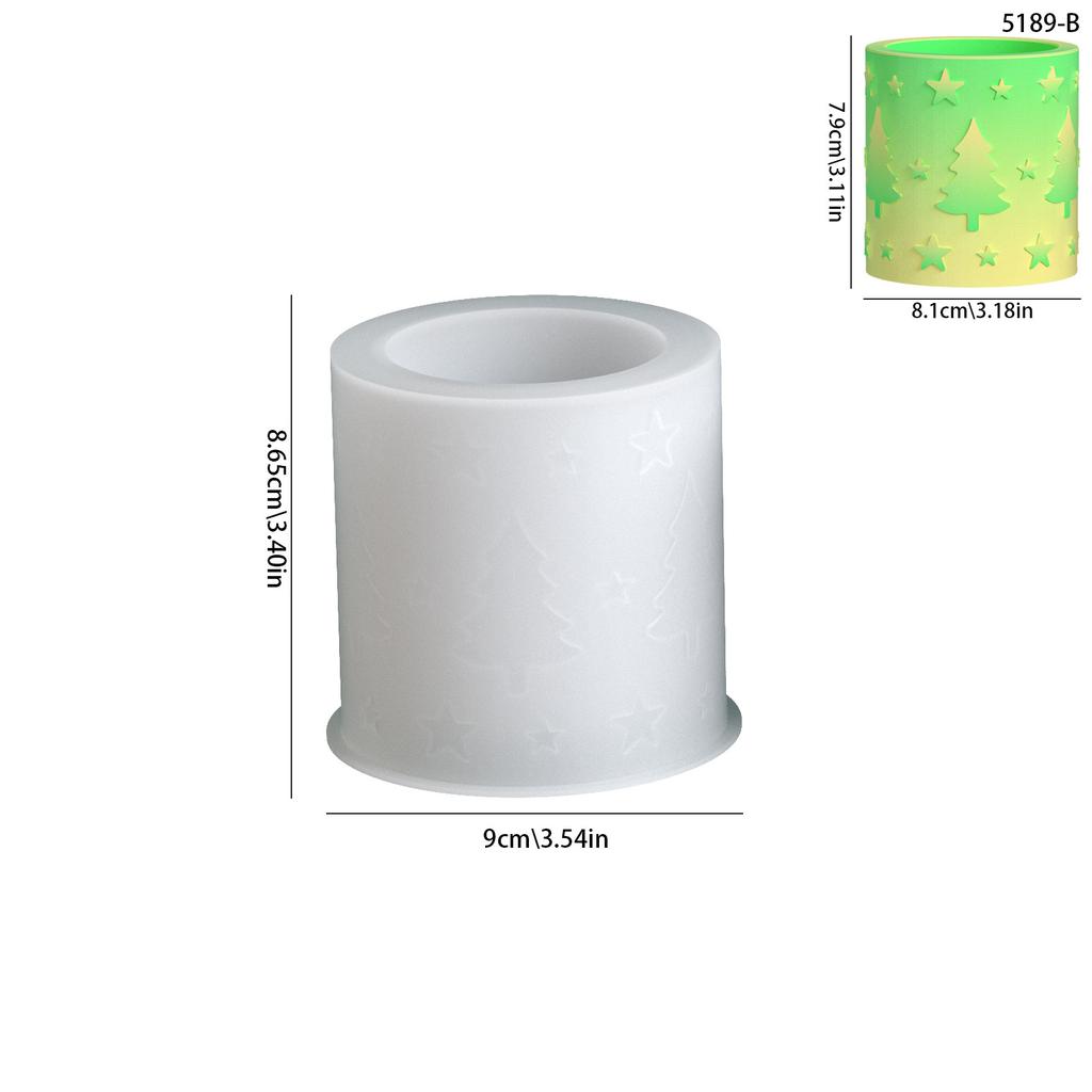 Snowflake Candle Mold White Aromatherapy Plaster Mold Embossed Christmas Mold Silicone For Storage Jar Diy Crafting Home Decor