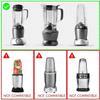 Blender Replacement Parts NutriBullet Blender Combo Blade 1200-Watt Compatible Stainless Steel