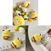 Cute Bee Plush Toy Keychain For Kids Girls Boys Backpack Accessories Gift