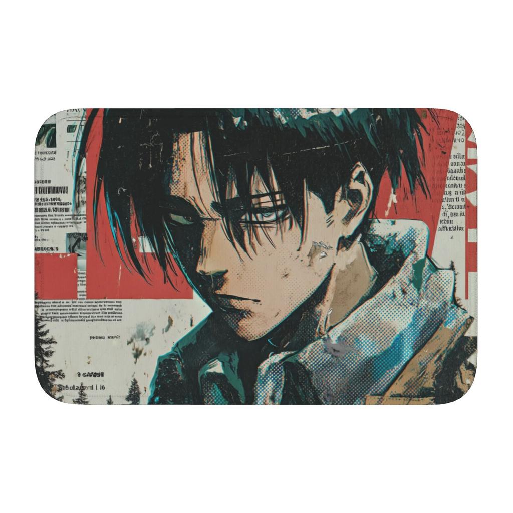 Attackes On Titan Front Door Mat Anti-Slip Indoor Welcome Waterproof  Doormat Living Room  Entrance Rug Carpet Footpad