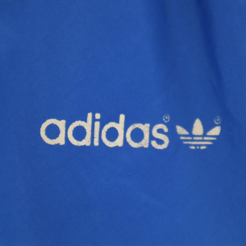 Adidas 70s Vintage Trefoil Logo Track Jacket M Blue Jersey Men's Used
