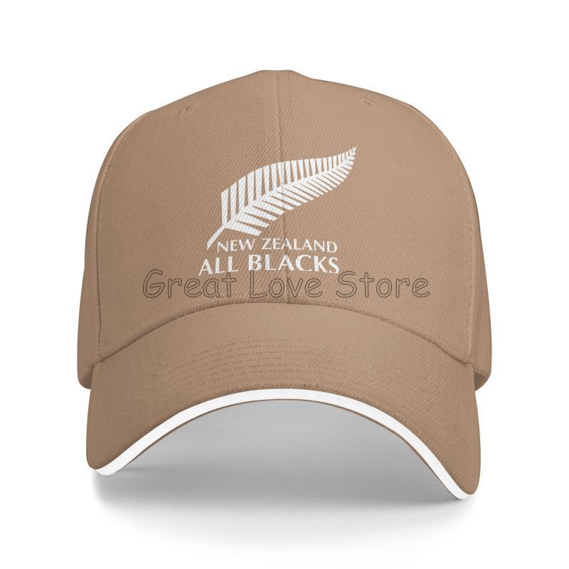 Cappellino da Baseball con Stampa All Blacks della Nuova Zelanda Cappello a Secchiello Hip Hop Unisex Cappelli da Sole Estivi da Uomo Cappellini Snapback Regolabili da Donna