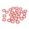 100 Pcs Outboard Oil Drain Gasket 90430-08020 90430-08021-00 Red Plastic Outboard Engine Oil Drain Seals