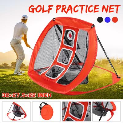 Nylon Golf Practice Net Golf Outdoor Indoor Chipping Pitching Cages Portable Golf Practice Training Aids Easy Net Equipment New