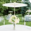 8-30PCS White Parasol Paper Bamboo Umbrellas Paper Umbrella Wedding Party Favor for Bridal Shower Decor Photo Props 60/84cm
