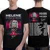 Helene Fischer Unisex T-shirts 360° Stadiontour 2026 Vintage T-shirt Korte Mouw Ronde Hals T-shirts Katoen Klassieke Kleding