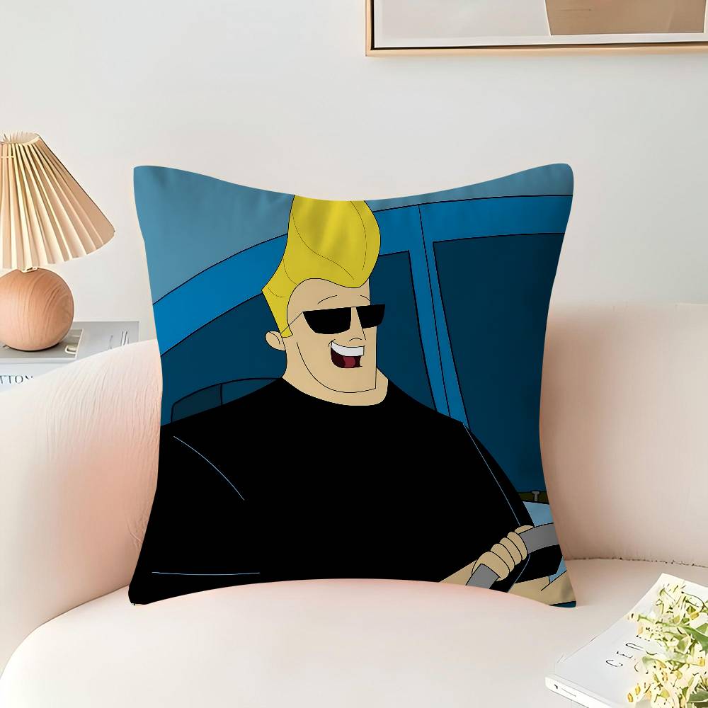 

Cartoon J-Johnny Bravo pillow cover sofa cushion cover home room decoration children gift 16x16Inch