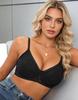 European and American Large Size Thin Lace Large Chest Gathered Without Steel Ring Large Size Bra Cover Underwear