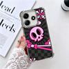 Sweet And Edgy Cartoon Skeleton Soft Phone Case For Xiaomi Redmi Note 14 15 Pro Plus 13 12 11S 11T 5G 10 9S 9 Plating Anti-Fall