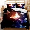 3D Butterfly Themed Bedding Set with Colorful Wing Pillowcases and Duvet Covers 2 or 3 Pieces AU180 * 210 Full Size Home Decoration